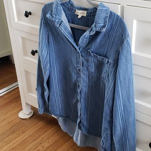 🤍 cloth & stone striped shirt